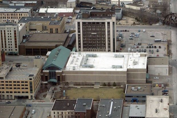 Aerial - Blackhawk Hotel and RiverCenter